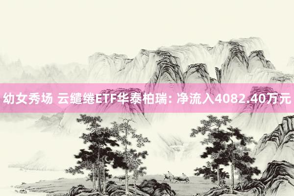 幼女秀场 云缱绻ETF华泰柏瑞: 净流入4082.40万元